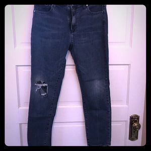 {gap} skinny high rise jeans